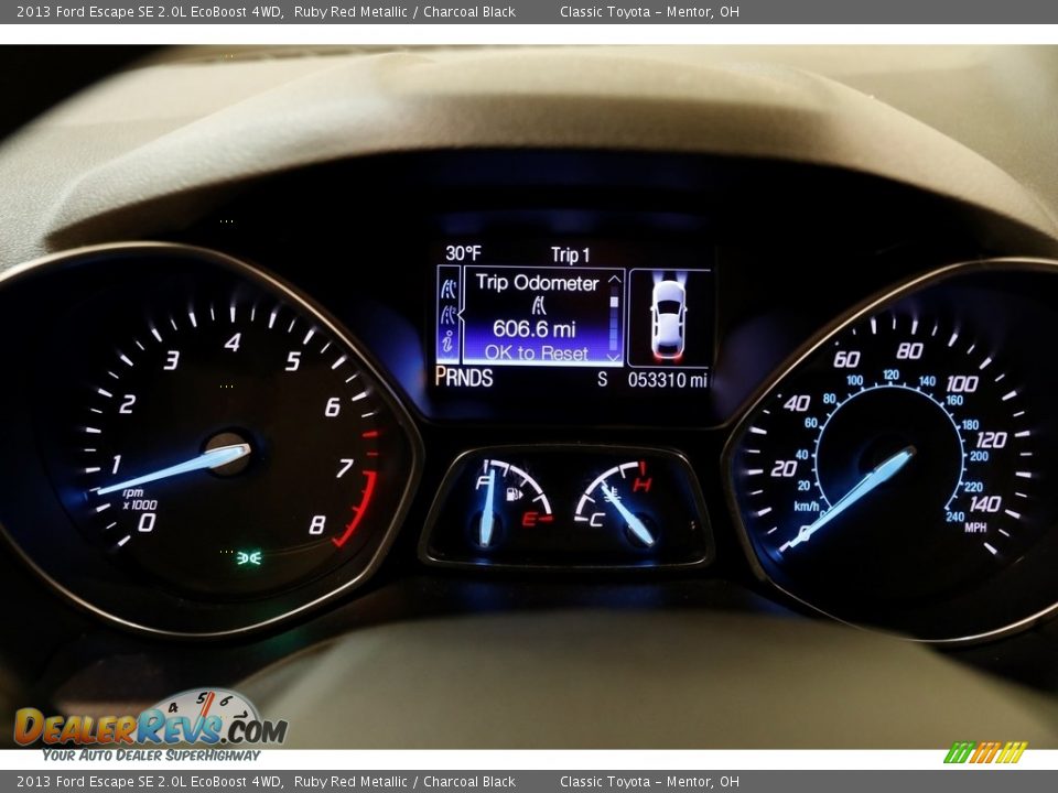 2013 Ford Escape SE 2.0L EcoBoost 4WD Ruby Red Metallic / Charcoal Black Photo #8