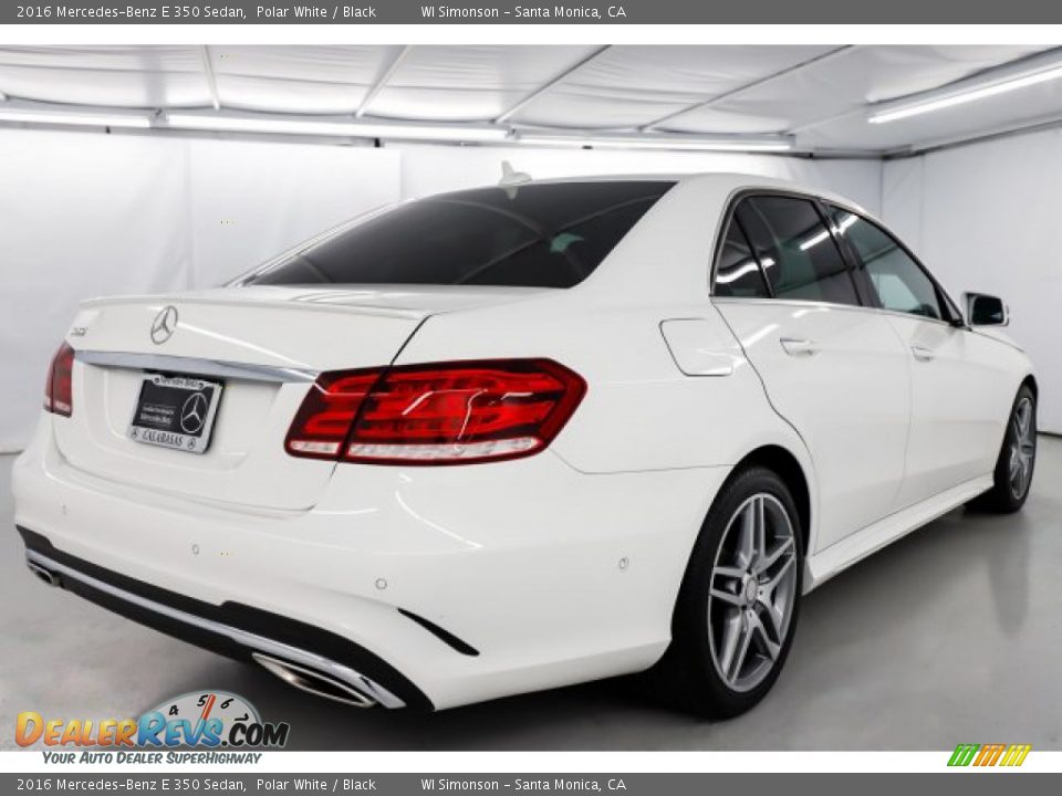 2016 Mercedes-Benz E 350 Sedan Polar White / Black Photo #3