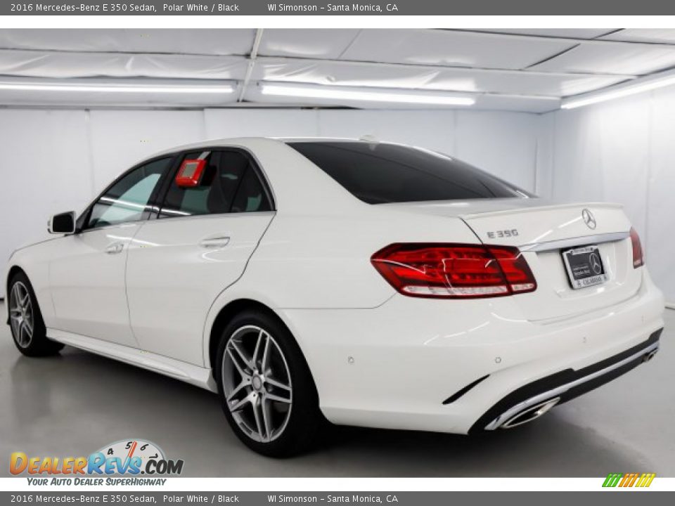 2016 Mercedes-Benz E 350 Sedan Polar White / Black Photo #11