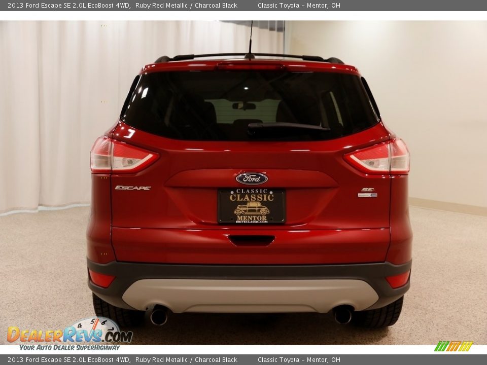 2013 Ford Escape SE 2.0L EcoBoost 4WD Ruby Red Metallic / Charcoal Black Photo #19