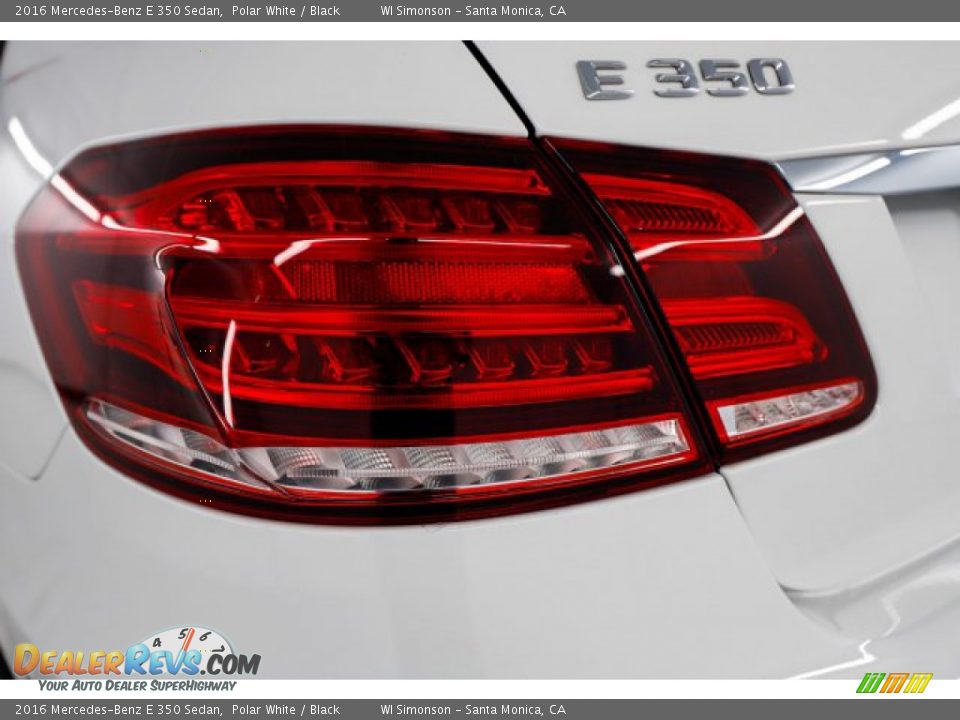 2016 Mercedes-Benz E 350 Sedan Polar White / Black Photo #12