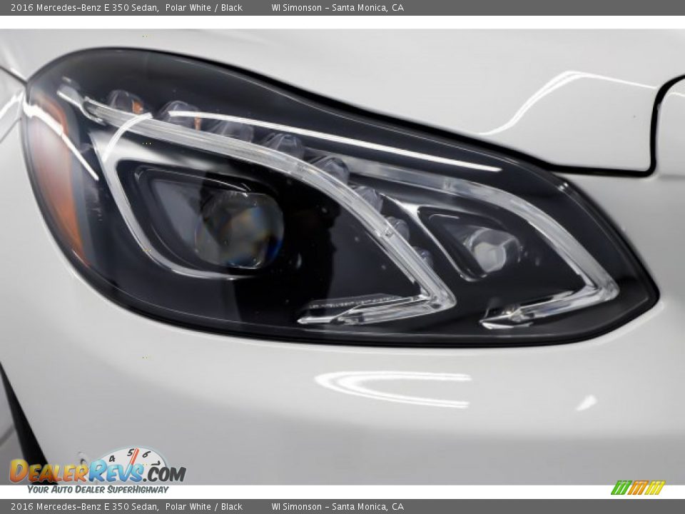 2016 Mercedes-Benz E 350 Sedan Polar White / Black Photo #14