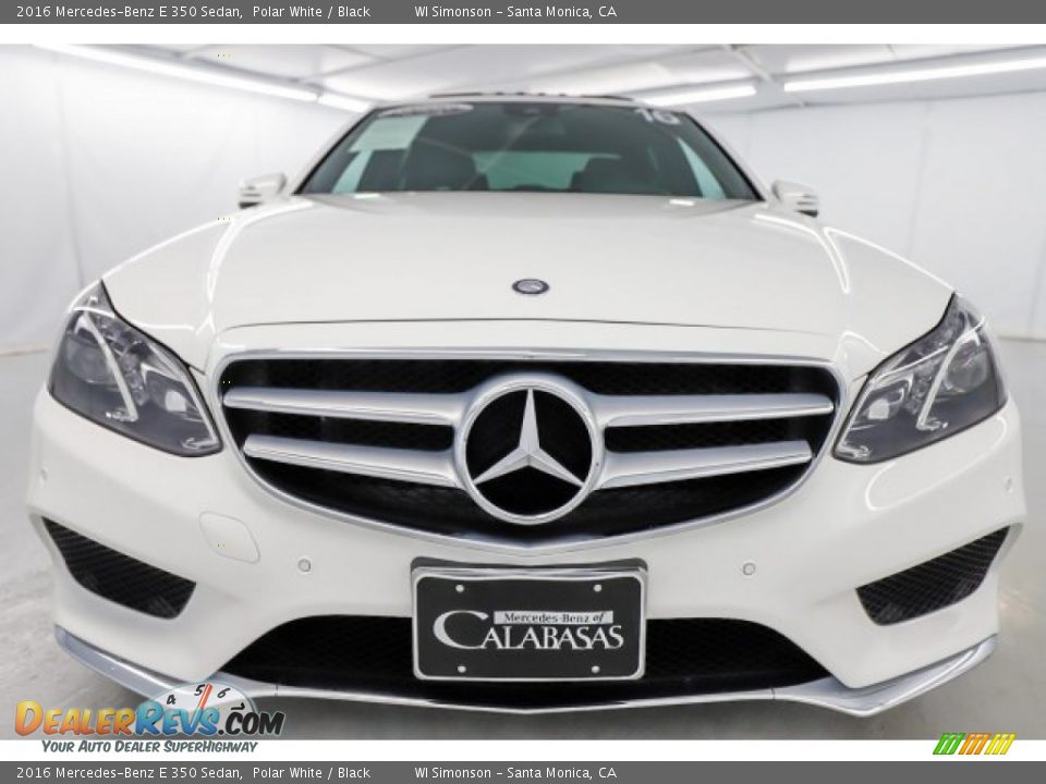2016 Mercedes-Benz E 350 Sedan Polar White / Black Photo #15