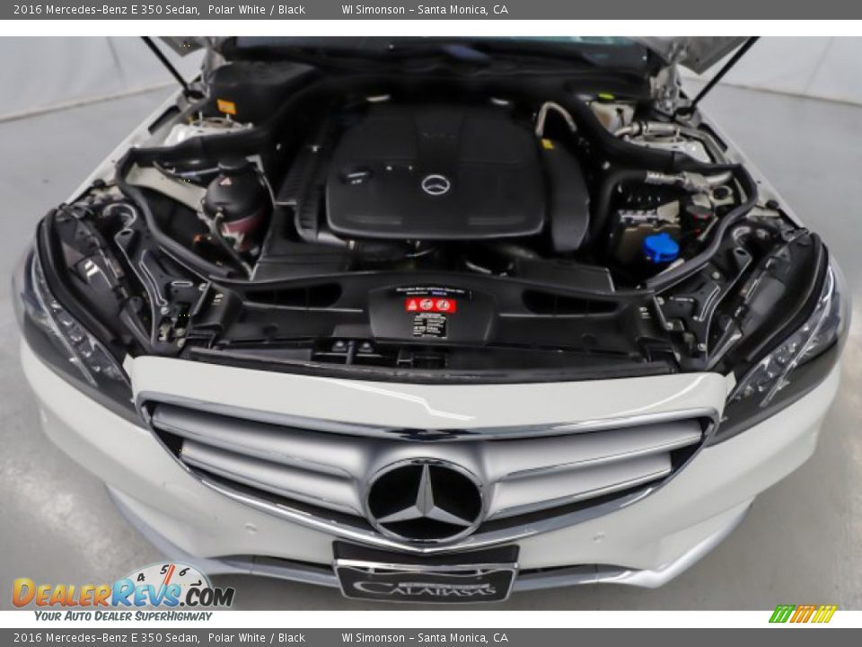 2016 Mercedes-Benz E 350 Sedan Polar White / Black Photo #16