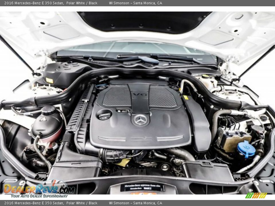 2016 Mercedes-Benz E 350 Sedan Polar White / Black Photo #17