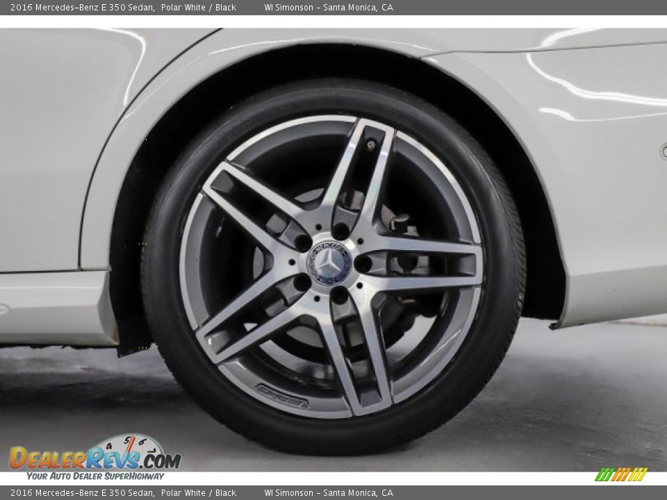 2016 Mercedes-Benz E 350 Sedan Polar White / Black Photo #18