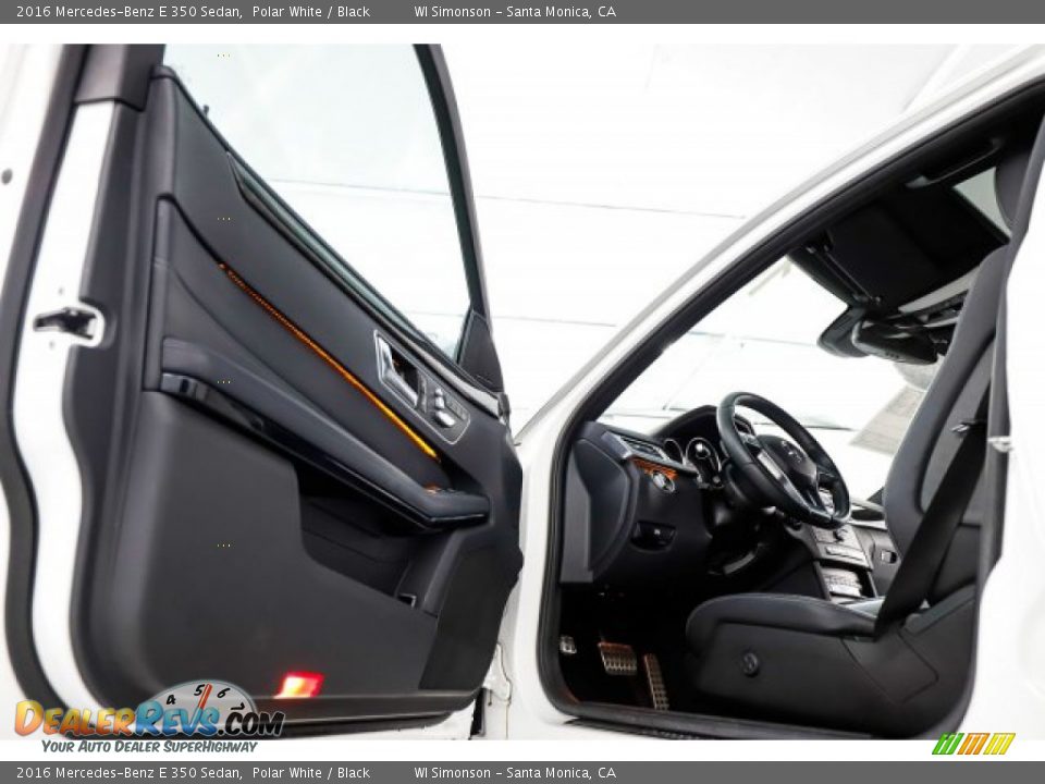 2016 Mercedes-Benz E 350 Sedan Polar White / Black Photo #19