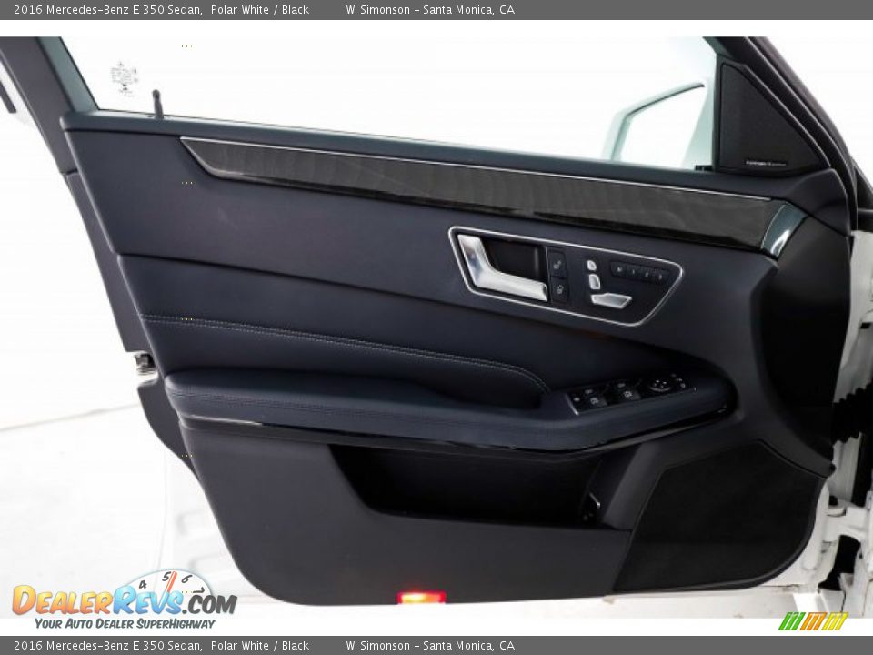 2016 Mercedes-Benz E 350 Sedan Polar White / Black Photo #20
