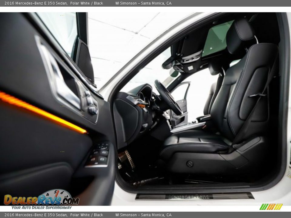 2016 Mercedes-Benz E 350 Sedan Polar White / Black Photo #21