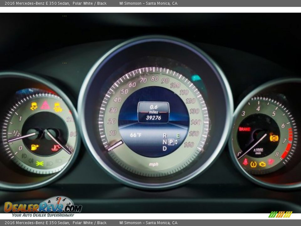 2016 Mercedes-Benz E 350 Sedan Polar White / Black Photo #26