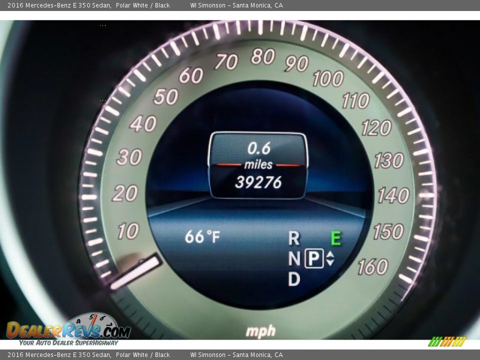 2016 Mercedes-Benz E 350 Sedan Polar White / Black Photo #27