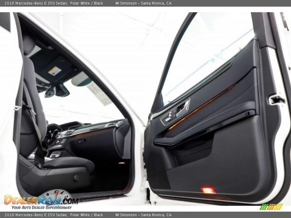 2016 Mercedes-Benz E 350 Sedan Polar White / Black Photo #32