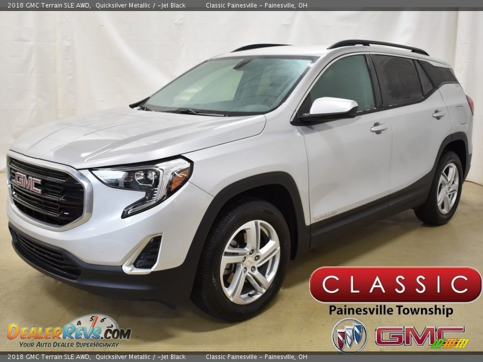 2018 GMC Terrain SLE AWD Quicksilver Metallic / ­Jet Black Photo #1