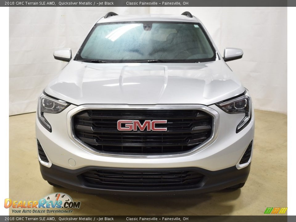 2018 GMC Terrain SLE AWD Quicksilver Metallic / ­Jet Black Photo #4