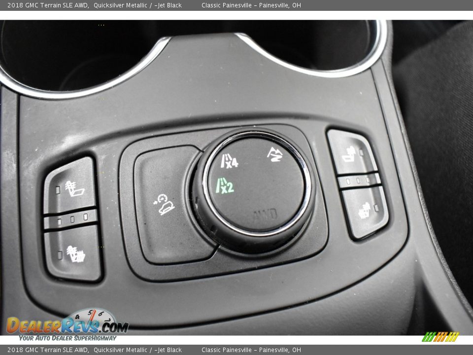 2018 GMC Terrain SLE AWD Quicksilver Metallic / ­Jet Black Photo #15