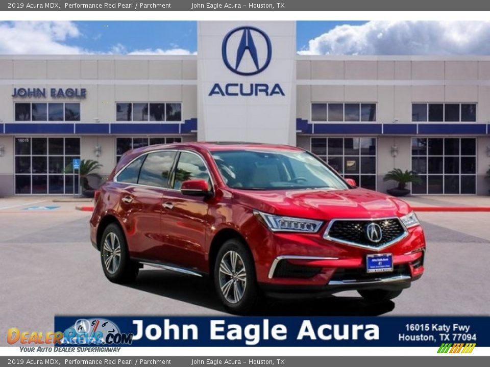 2019 Acura MDX Performance Red Pearl / Parchment Photo #1