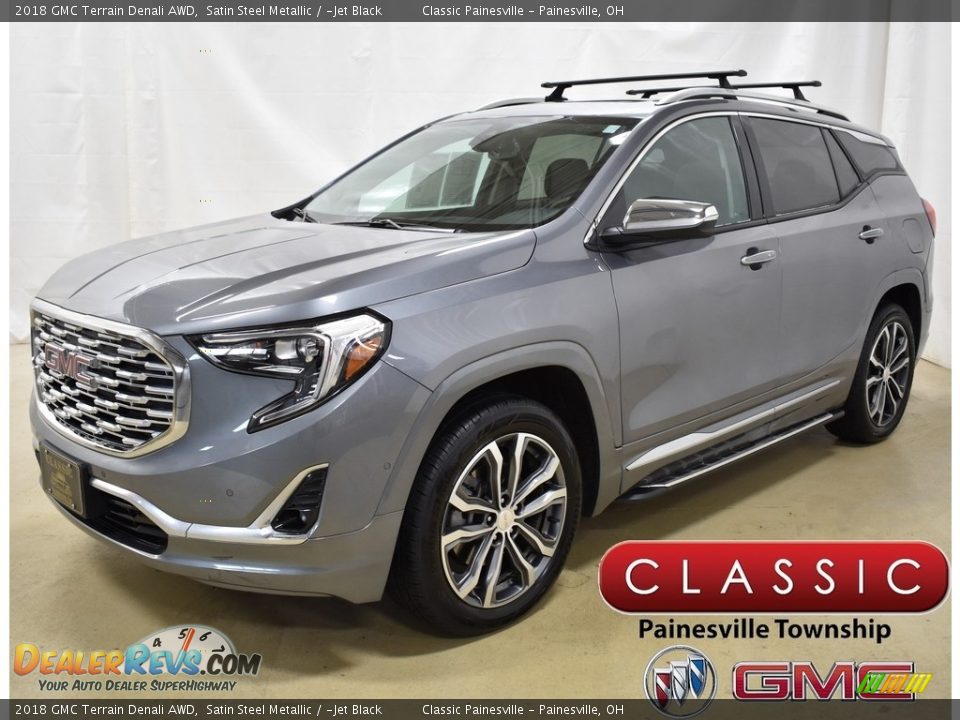 2018 GMC Terrain Denali AWD Satin Steel Metallic / ­Jet Black Photo #1