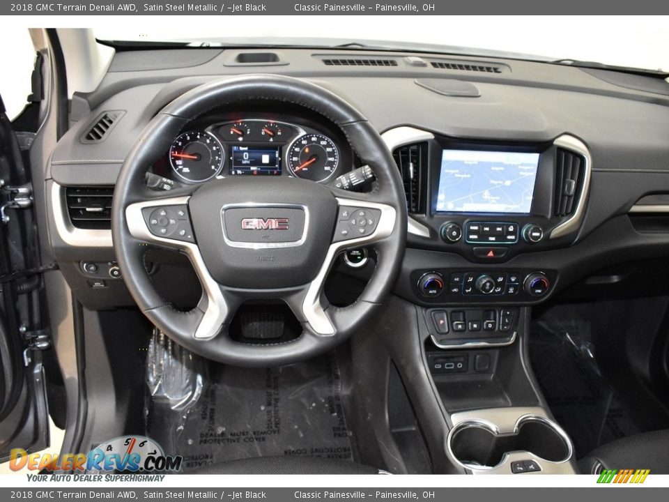 2018 GMC Terrain Denali AWD Satin Steel Metallic / ­Jet Black Photo #12