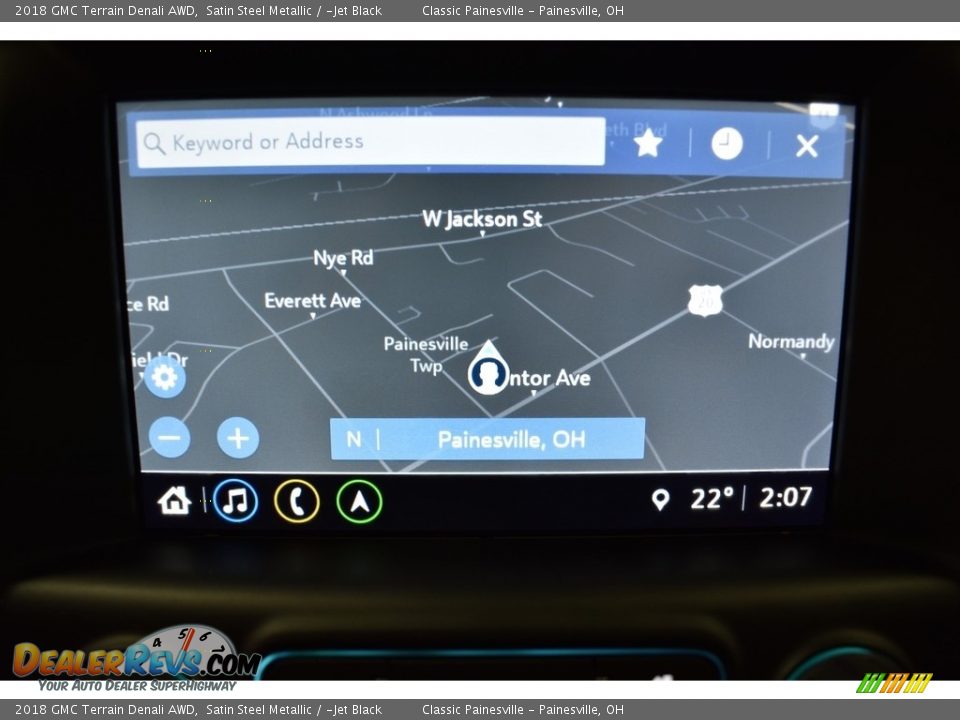 2018 GMC Terrain Denali AWD Satin Steel Metallic / ­Jet Black Photo #14