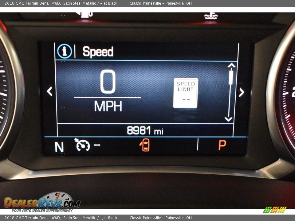 2018 GMC Terrain Denali AWD Satin Steel Metallic / ­Jet Black Photo #15