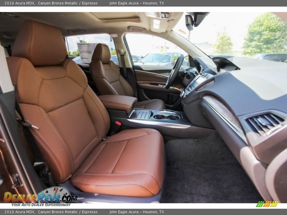 2019 Acura MDX Canyon Bronze Metallic / Espresso Photo #25