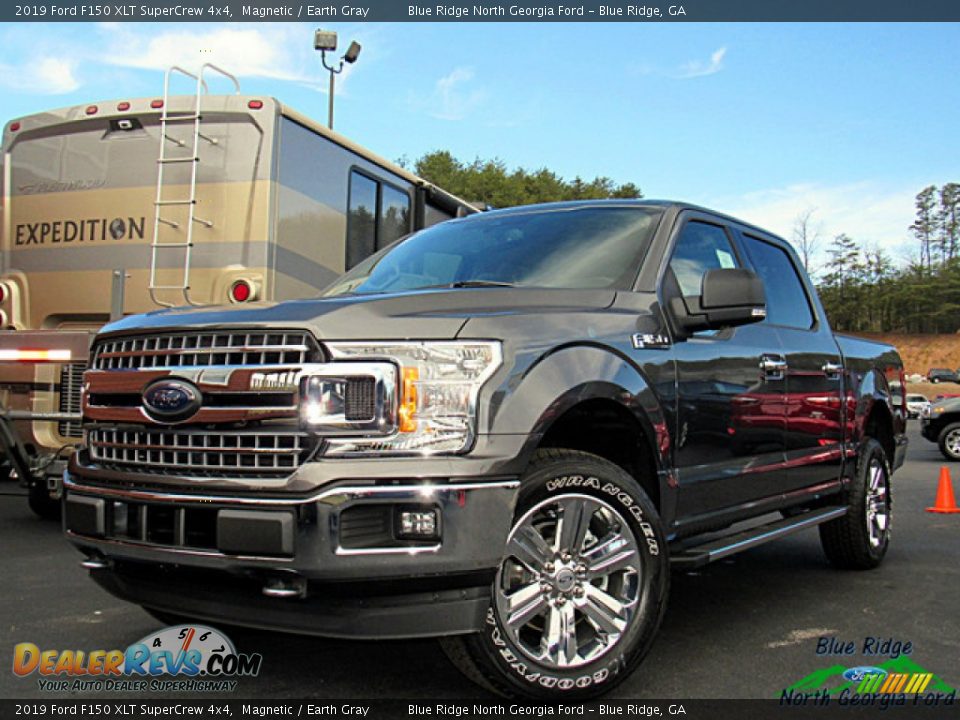 2019 Ford F150 XLT SuperCrew 4x4 Magnetic / Earth Gray Photo #1