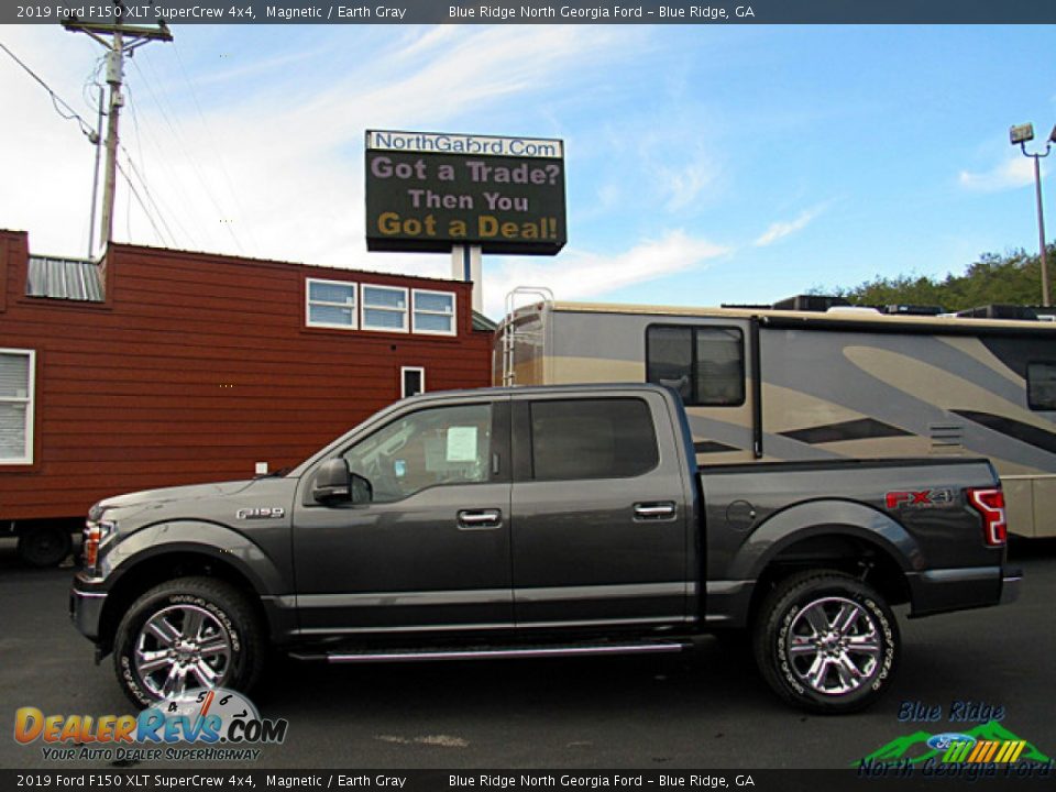 2019 Ford F150 XLT SuperCrew 4x4 Magnetic / Earth Gray Photo #2