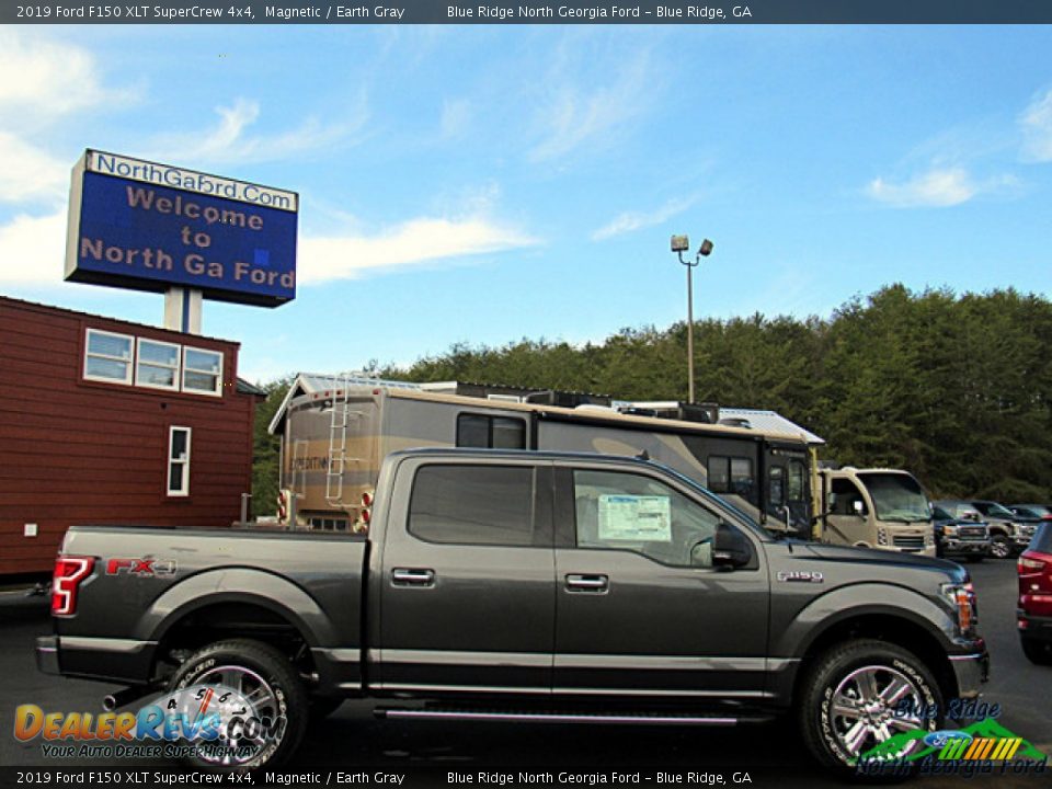 2019 Ford F150 XLT SuperCrew 4x4 Magnetic / Earth Gray Photo #6