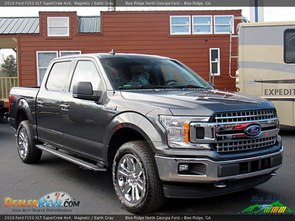2019 Ford F150 XLT SuperCrew 4x4 Magnetic / Earth Gray Photo #7