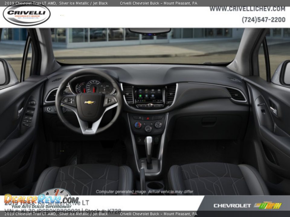 2019 Chevrolet Trax LT AWD Silver Ice Metallic / Jet Black Photo #5