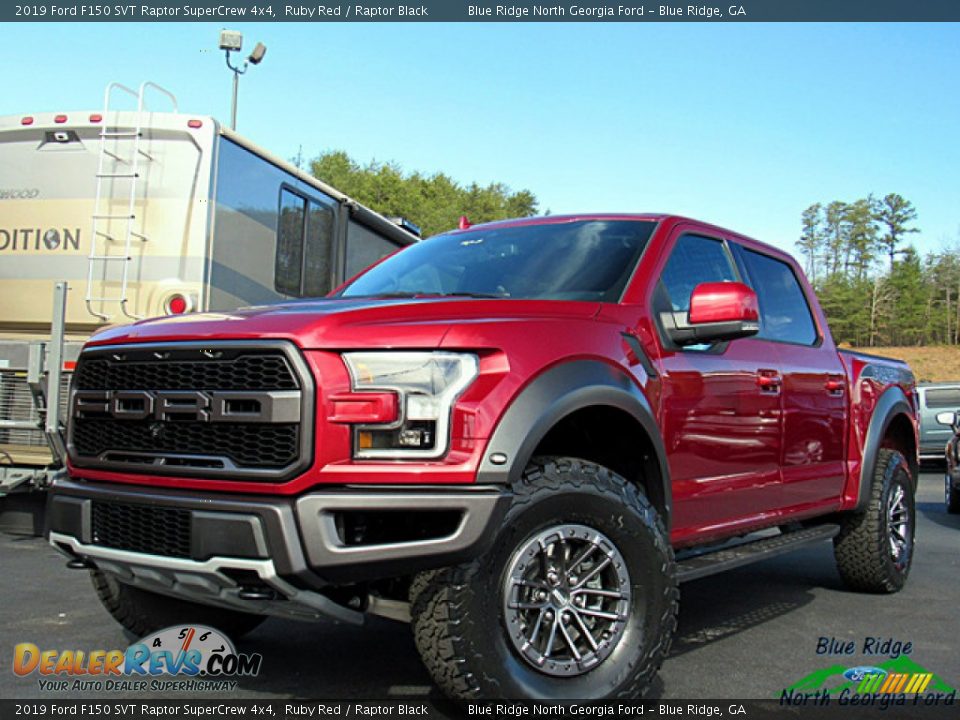 2019 Ford F150 SVT Raptor SuperCrew 4x4 Ruby Red / Raptor Black Photo #1