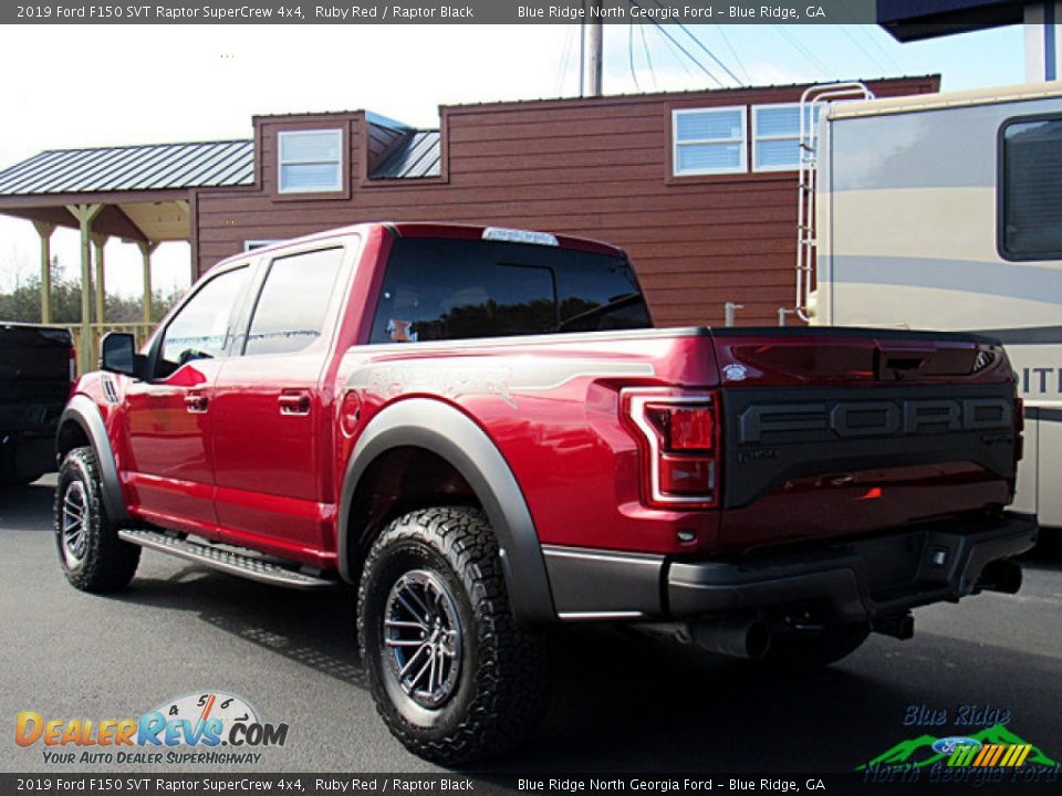 2019 Ford F150 SVT Raptor SuperCrew 4x4 Ruby Red / Raptor Black Photo #3