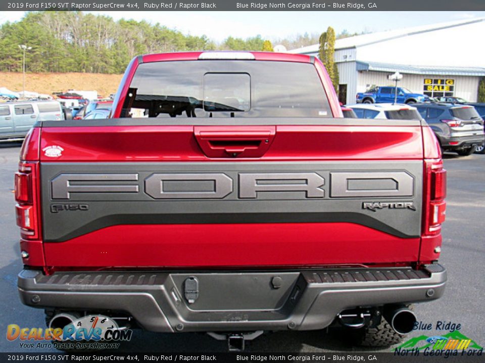 2019 Ford F150 SVT Raptor SuperCrew 4x4 Ruby Red / Raptor Black Photo #4