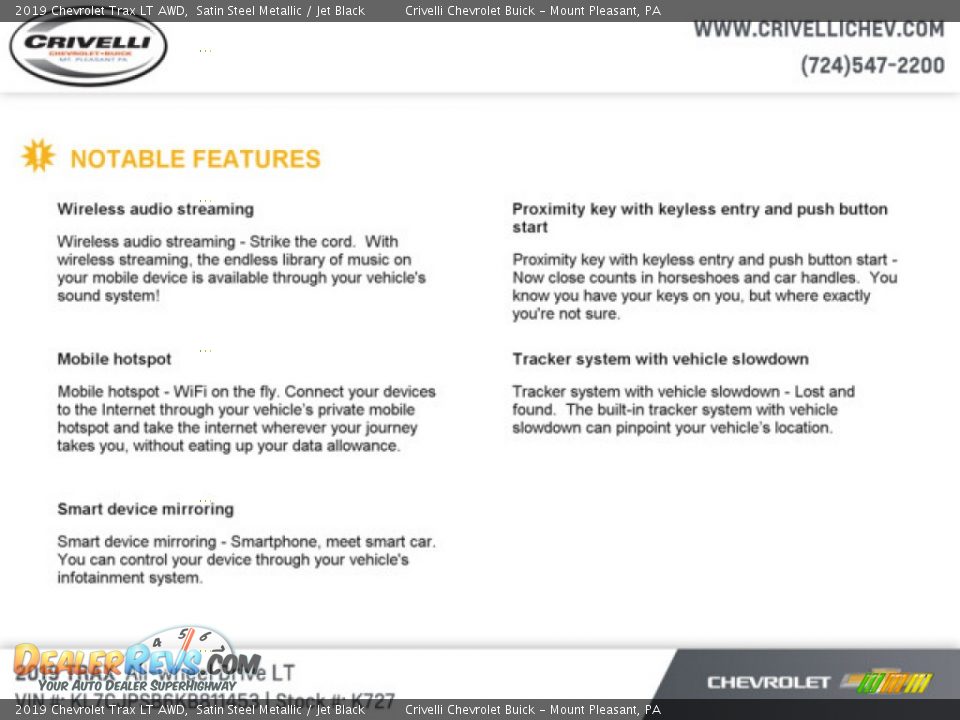 2019 Chevrolet Trax LT AWD Satin Steel Metallic / Jet Black Photo #7