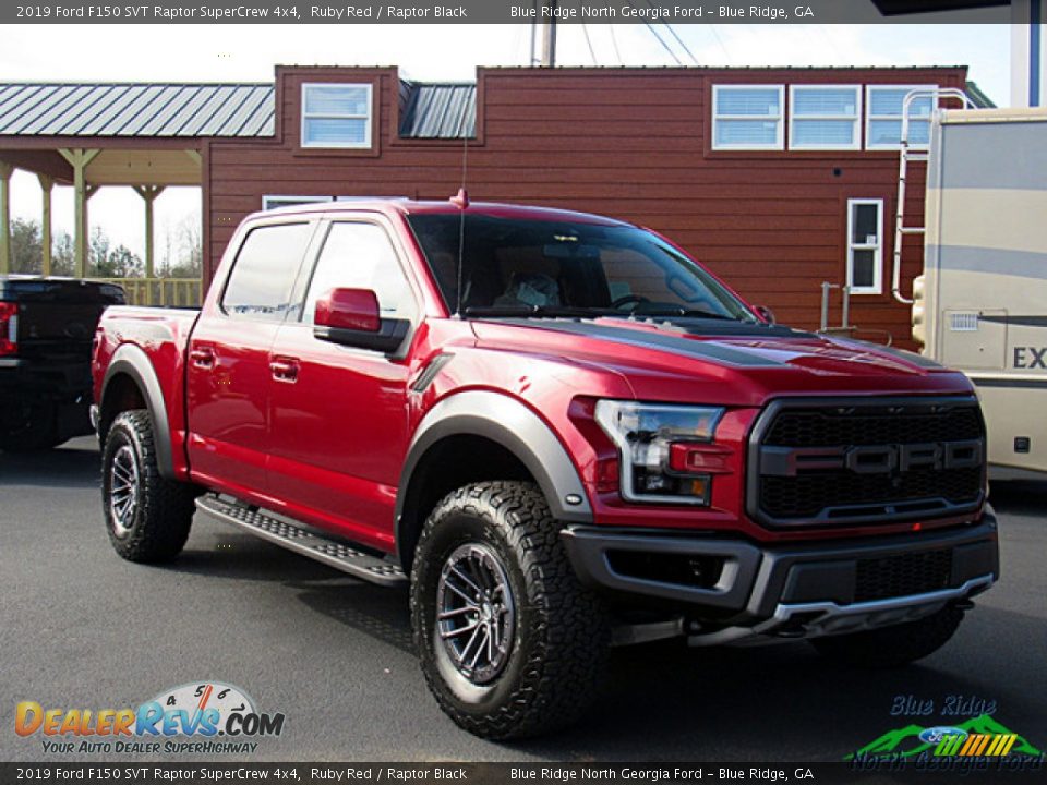 2019 Ford F150 SVT Raptor SuperCrew 4x4 Ruby Red / Raptor Black Photo #7