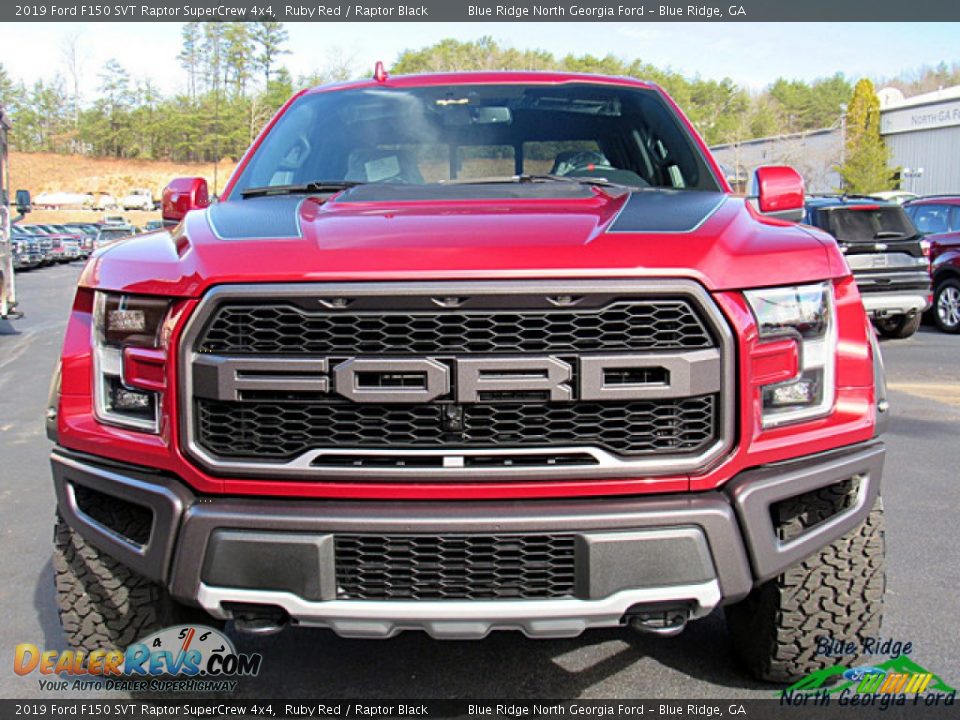 2019 Ford F150 SVT Raptor SuperCrew 4x4 Ruby Red / Raptor Black Photo #8