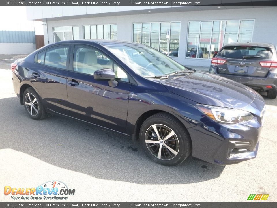 2019 Subaru Impreza 2.0i Premium 4-Door Dark Blue Pearl / Ivory Photo #1