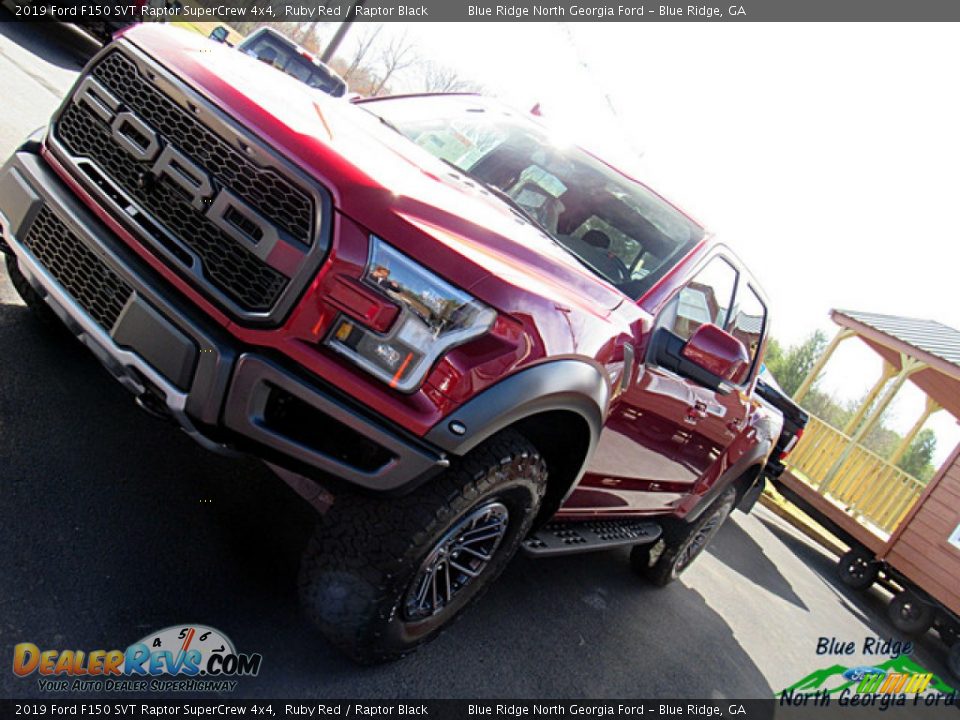 2019 Ford F150 SVT Raptor SuperCrew 4x4 Ruby Red / Raptor Black Photo #35