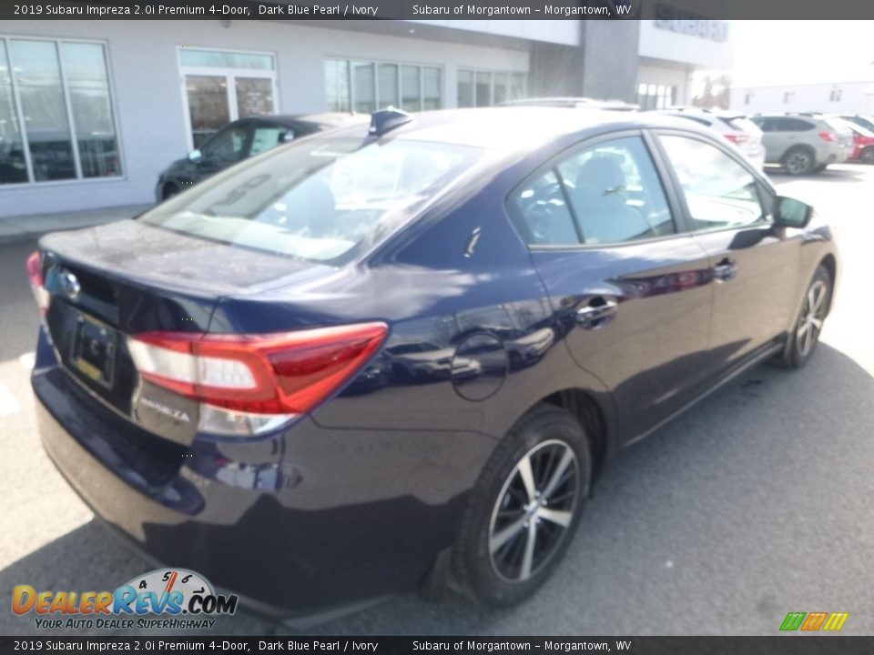 2019 Subaru Impreza 2.0i Premium 4-Door Dark Blue Pearl / Ivory Photo #4