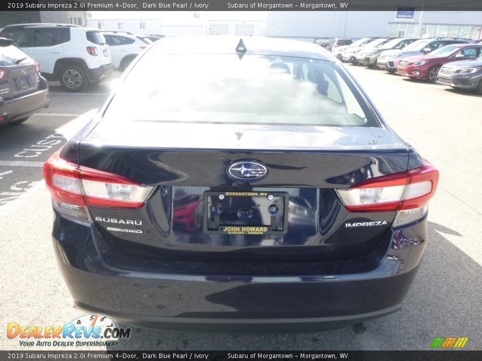 2019 Subaru Impreza 2.0i Premium 4-Door Dark Blue Pearl / Ivory Photo #5