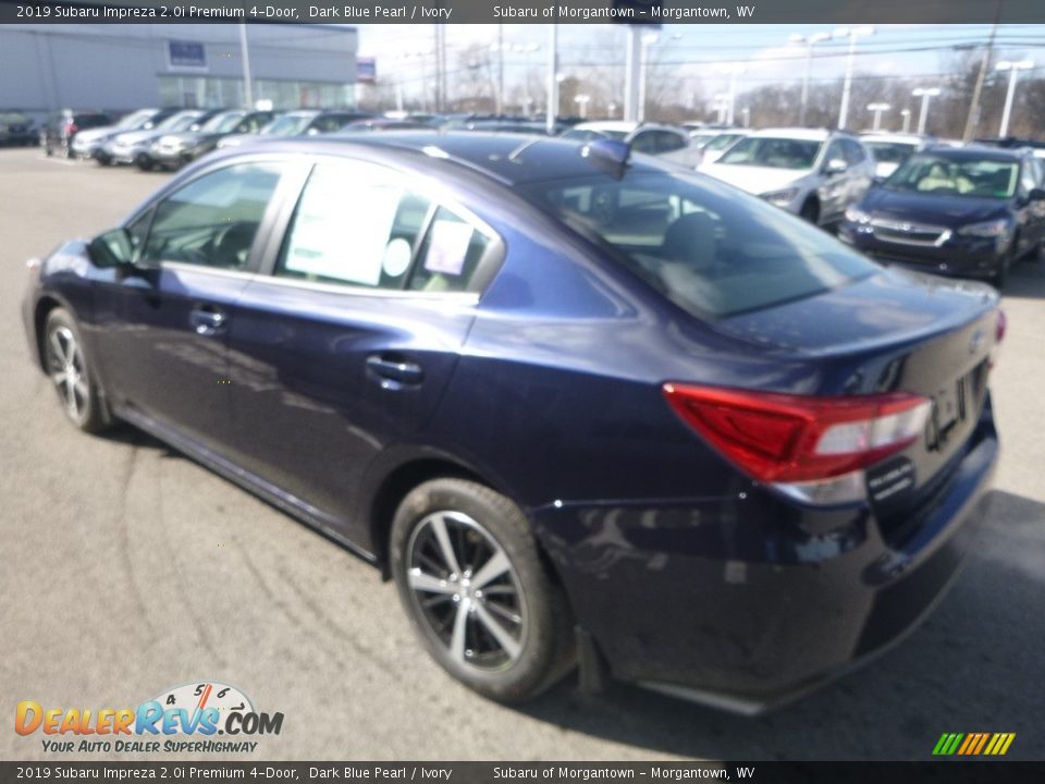 2019 Subaru Impreza 2.0i Premium 4-Door Dark Blue Pearl / Ivory Photo #6