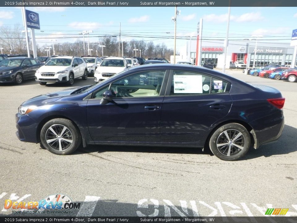 2019 Subaru Impreza 2.0i Premium 4-Door Dark Blue Pearl / Ivory Photo #7