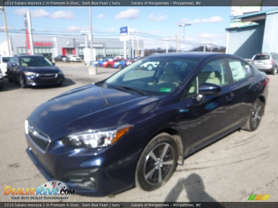 2019 Subaru Impreza 2.0i Premium 4-Door Dark Blue Pearl / Ivory Photo #8