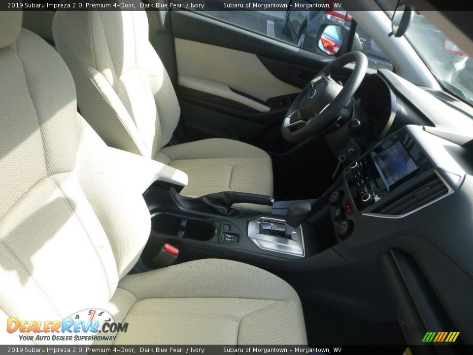 2019 Subaru Impreza 2.0i Premium 4-Door Dark Blue Pearl / Ivory Photo #10