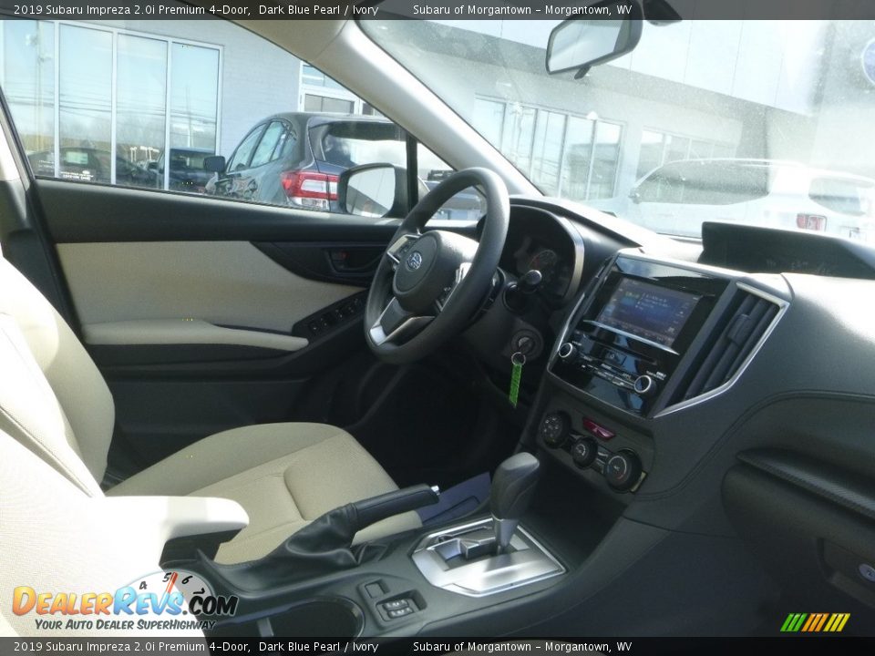 2019 Subaru Impreza 2.0i Premium 4-Door Dark Blue Pearl / Ivory Photo #11