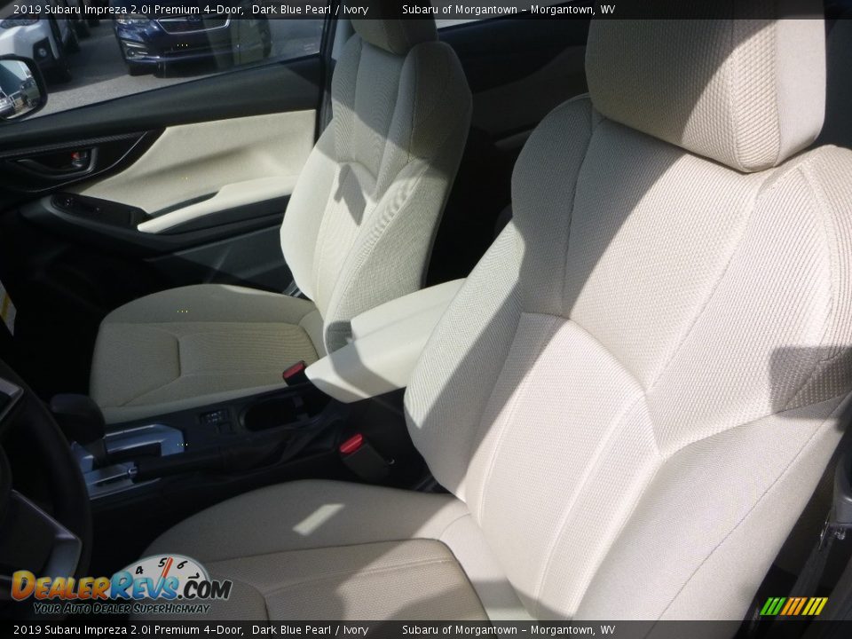2019 Subaru Impreza 2.0i Premium 4-Door Dark Blue Pearl / Ivory Photo #14