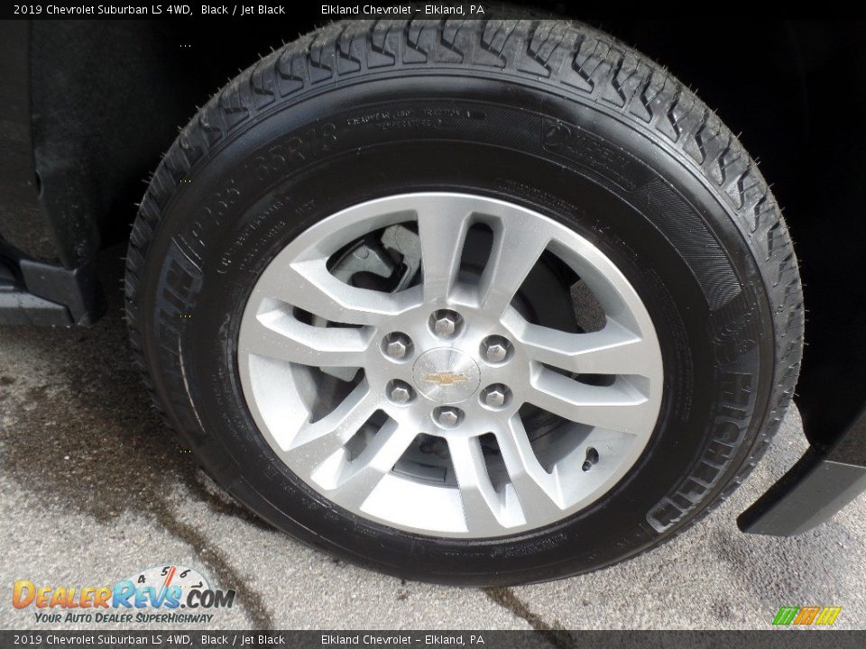 2019 Chevrolet Suburban LS 4WD Black / Jet Black Photo #12