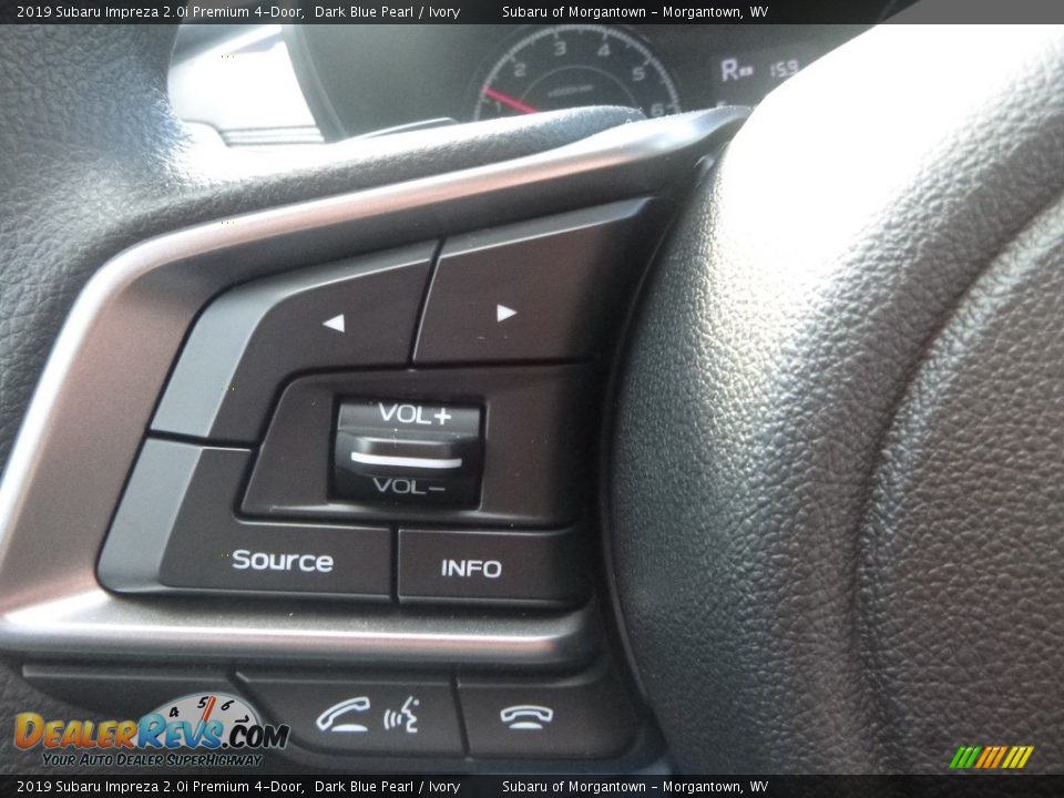 2019 Subaru Impreza 2.0i Premium 4-Door Dark Blue Pearl / Ivory Photo #19