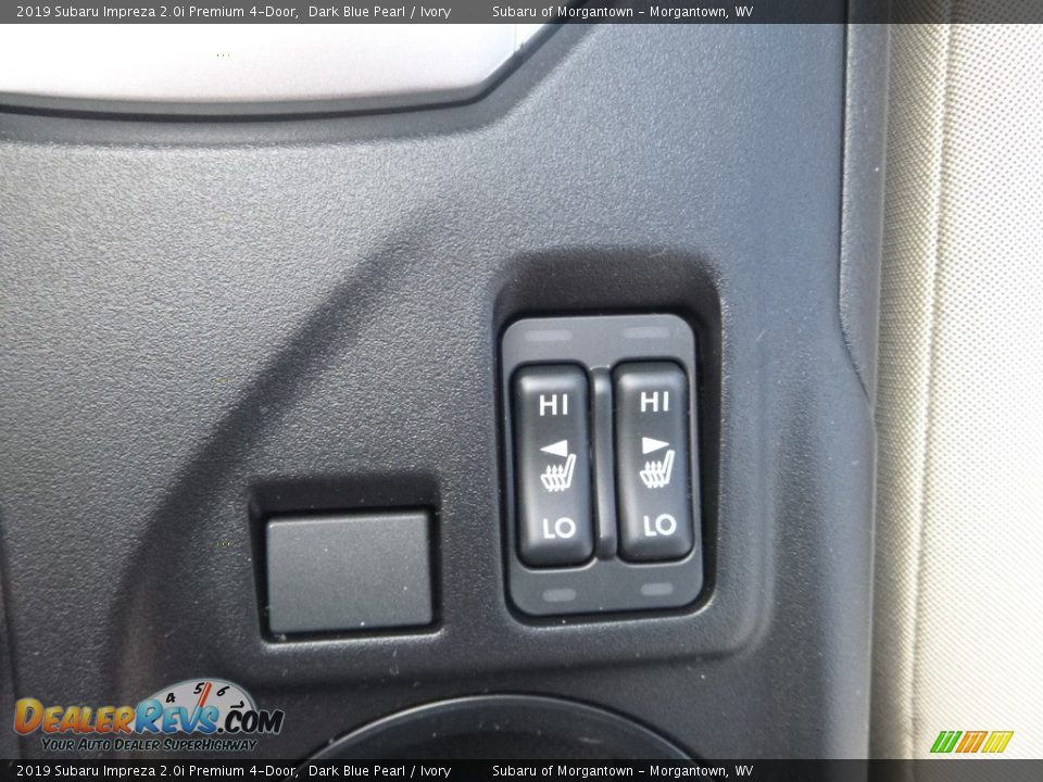2019 Subaru Impreza 2.0i Premium 4-Door Dark Blue Pearl / Ivory Photo #20