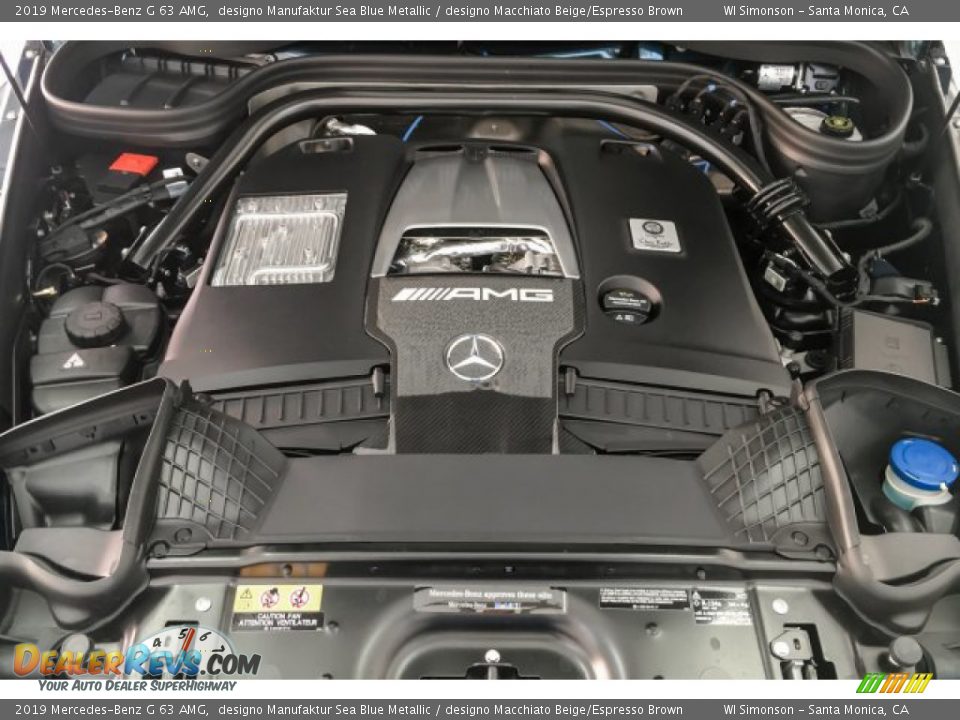 2019 Mercedes-Benz G 63 AMG 4.0 Liter biturbo DOHC 32-Valve VVT V8 Engine Photo #8